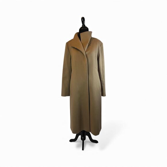 Cinzia Rocca Women's Tan and Brown Coat Size 8 - Picture 2 of 8